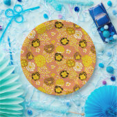 Watermeloen Citroen Goud Papieren Bordje (Feest)