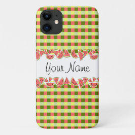 Watermeloen Controleer klassieke naam iPhone case