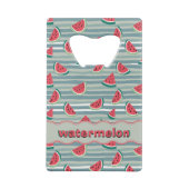 Watermeloen Creditkaart Flessenopener (Achterkant)