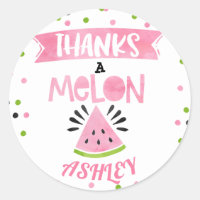 Watermeloen Dank een Meloen Verjaardagsfeestje Sti