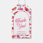 Watermeloen Dank u Gepersonaliseerd Cadeaulabel (Voorkant)