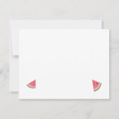 Watermeloen Dank u kaart Bedankt een meloen verjaa (Achterkant)