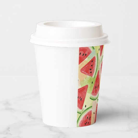 Watermeloen Daze Papieren Bekers (Rechts)