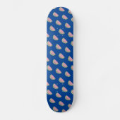 Watermeloen Doodles Patroon Blauwe Skateboard (Voorkant)