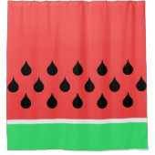 watermeloen douchegordijn (Voorkant)
