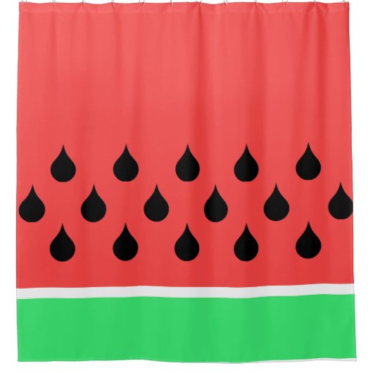 watermeloen douchegordijn (Voorkant)