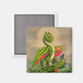 Watermeloen Dragon Squalaismagneten Magneet (Voorkant / Achterkant)