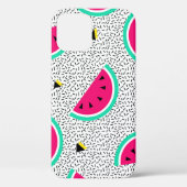 Watermeloen driehoeken: retro zomer textuur. Case-Mate iPhone case (Achterkant)