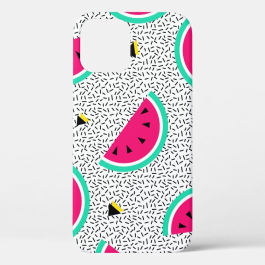 Watermeloen driehoeken: retro zomer textuur. Case-Mate iPhone case (Achterkant)