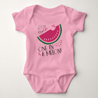 Watermeloen Een in een Meloen Baby Romper