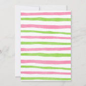 Watermeloen één in een meloen één op de eerste ver kaart (Achterkant)