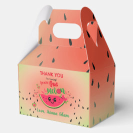 Watermeloen Een in een meloen Meisje's Eerste Verj Bedankdoosjes