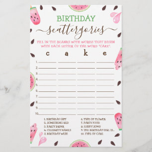 Watermeloen Een In Een Meloen Verjaardagscategorie