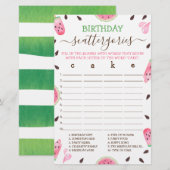 Watermeloen Een In Een Meloen Verjaardagscategorie (Voorkant / Achterkant)