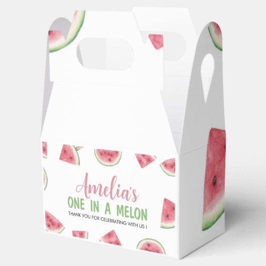 Watermeloen Een In Een Meloen Verjaardagsfeestje F Bedankdoosjes (Geopend)