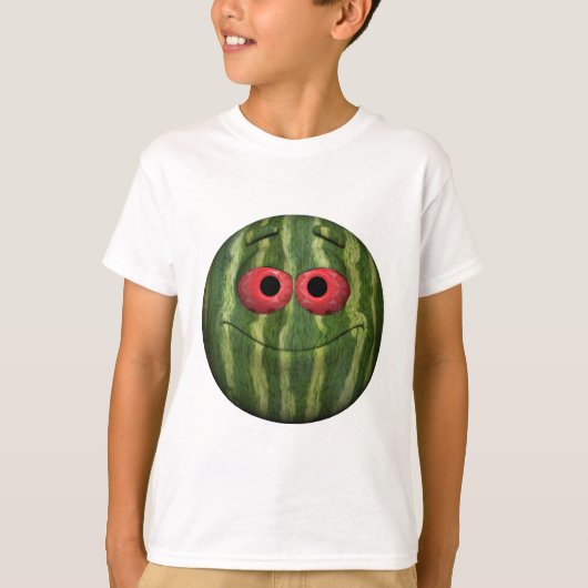 Watermeloen Emoticon T-shirt (Voorkant)