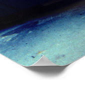 Watermeloen en Blauw Poster (Hoek)