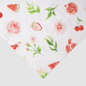 Watermeloen en Granaatappel Patroon Tissuepapier (Detail)