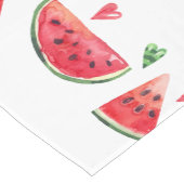 Watermeloen en hart korte tafelloper (Hoek)