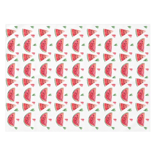 Watermeloen en hart tafelkleed (Voorkant (Horizontaal))