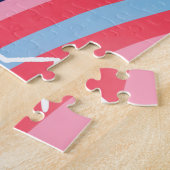 Watermeloen en Katoen Snoep Carnaval Legpuzzel (Zijkant)