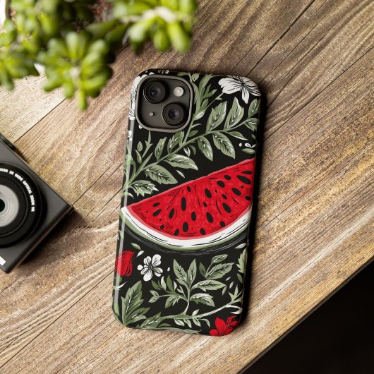 Watermeloen en papaver Case-Mate iPhone case