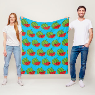 Watermeloen en Slice Fleece Deken
