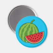 Watermeloen en Slice Magneet (Voorkant / Achterkant)
