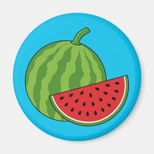 Watermeloen en Slice Magneet (Voorkant)