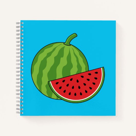 Watermeloen en Slice Notitieboek (Voorkant)