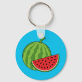 Watermeloen en Slice Sleutelhanger (Voorkant)