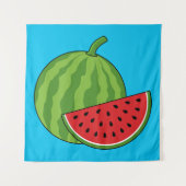 Watermeloen en Slice Wandkleed (Voorkant)