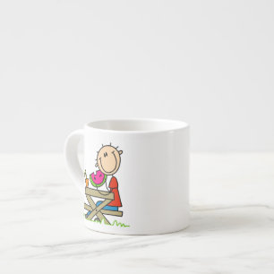 Watermeloen eten espresso kop