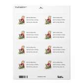 Watermeloen eten etiket (Full Sheet)