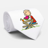 Watermeloen eten stropdas (Opgerold)