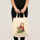 Watermeloen eten tote bag (Voorkant (product))