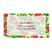 Watermeloen Etiket (Voorkant)