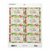 Watermeloen Etiket (Full Sheet)