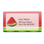 Watermeloen Etiket (Voorkant)