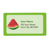 Watermeloen Etiket (Voorkant)