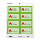 Watermeloen Etiket (Full Sheet)