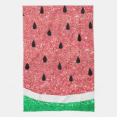 watermeloen FAUX glitter Theedoek (Verticaal)