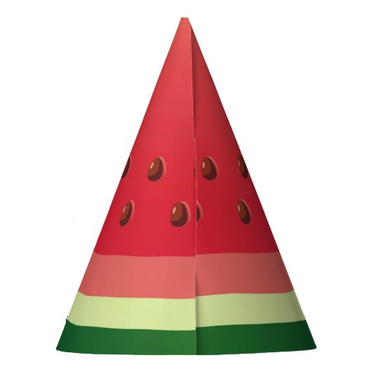 Watermeloen Feesthoedjes (Achterkant)