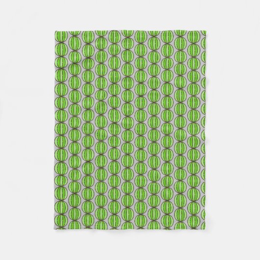 watermeloen fleece deken (Voorkant)