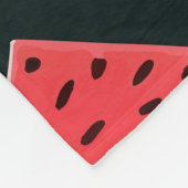 Watermeloen Fleece Deken (Hoek)