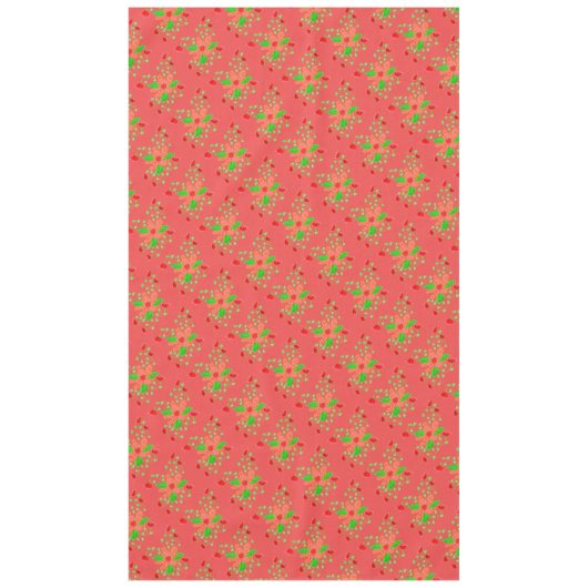 Watermeloen Floral Tafelkleed (Voorkant)