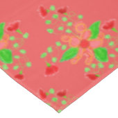 Watermeloen Floral Tafelkleed (Gekanteld)