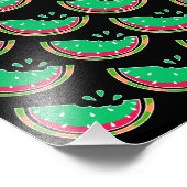 Watermeloen Foto Afdruk (Hoek)