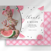 Watermeloen Foto Dank u kaart