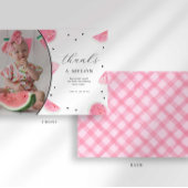 Watermeloen Foto Dank u kaart